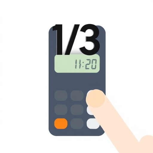 How to Put 1/3 in a Calculator